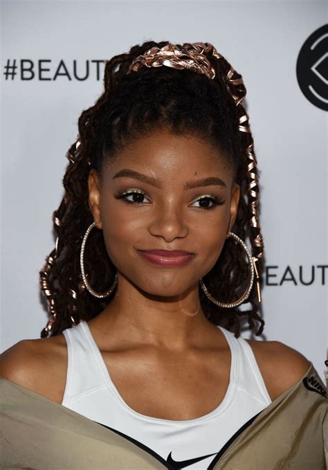 halle bailey hair color